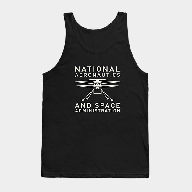 NASA Mars Ingenuity Helicopter by © Buck Tee Originals Tank Top by Buck Tee